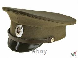 RIA officers field peaked cap big cockade Russia chin strap Imperial Russia WWI