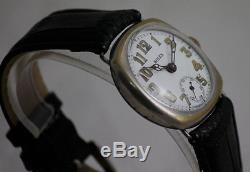 ROLEX Military Extremly Rare TRENCH SERVICED watch from WW1 SWiSS made