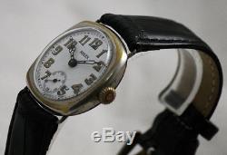 ROLEX Military Extremly Rare TRENCH SERVICED watch from WW1 SWiSS made
