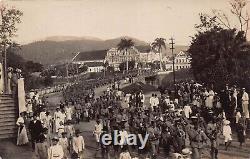 RPPC Blumenau Brazil Military Army Parade World War I Photo Vtg Postcard S6