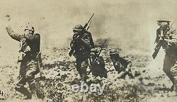 RPPC Soldiers In Battle? Iconic? World War 1 postcard WWI Gas Masks, Shot