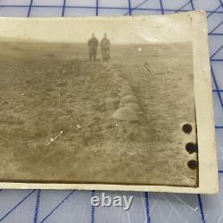 RPPC WWI Photograph Mass Grave Real Picture Postcard World War One France