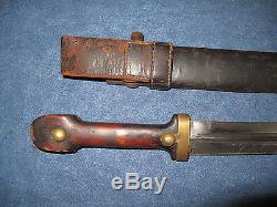 Russian Wwi Bebut Short Sword Dagger Knife With Hanger Zlatoust Factory 1916