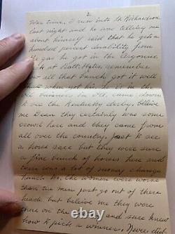 Rare 1920 Letter And Cover Talking About Mustard Gas Effects From Wwi