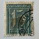 Rare 1922 Germany Stamp #163 (mi 179) Waffle Wmk With Berlin Cancel Space Filler