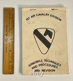 Rare 1st Air Cavalry Division Airmobile Techniques & Procedures 1966 Booklet
