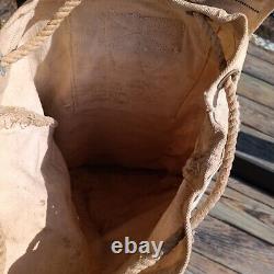 Rare Antique 1918 WW1 US Army medical rumper sack Back Pack Medical Bag read