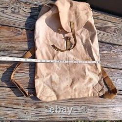 Rare Antique 1918 WW1 US Army medical rumper sack Back Pack Medical Bag read