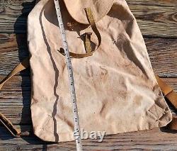 Rare Antique 1918 WW1 US Army medical rumper sack Back Pack Medical Bag read