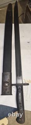 Rare Antique Brittish 1907 Wilkinson Sword Co Bayonet SMLE NO1 MK11 GR DOM 1910