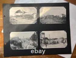 Rare! Antique WW1 World War One English French Attack Photo Postcards