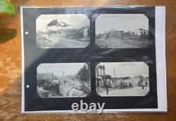 Rare! Antique WW1 World War One English French Attack Photo Postcards