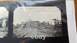 Rare! Antique WW1 World War One English French Attack Photo Postcards
