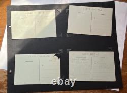 Rare! Antique WW1 World War One English French Attack Photo Postcards