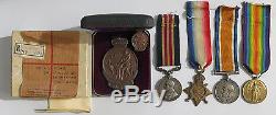 Rare Australian WWI Military Medal Group 161 CPL L. G. MARR. 2/F. A. AUST A. M. C