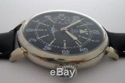 Rare Big Military OMEGA Swiss Wristwatch Aviator Pilots WWI