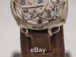 Rare Fontainemelon FHF Rolex WWI Military Trench Watch & Shrapnel Guard -Parts