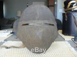 Rare NonUpgradeable WW 1 US Experimental # 8 Helmet Original Liner & Chin Strap