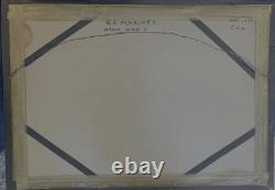 Rare Original 1917 WWI Marines Fight, American Flag Poster Style Military Poster