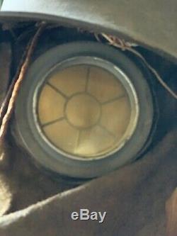 Rare Original & Complete Ww1 Imperial German Gas Mask & Tin 1918 Named
