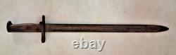 Rare Original US WW1 M1905 Springfield Bayonet 1908with 1908 Dated Scabbard