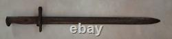 Rare Original US WW1 M1905 Springfield Bayonet 1908with 1908 Dated Scabbard