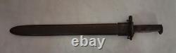 Rare Original US WW1 M1905 Springfield Bayonet 1908with 1908 Dated Scabbard