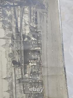 Rare Original WWI 1918 Captured Tank Display Paris France Photo British Army