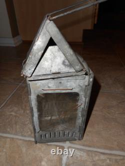 Rare Original WWI US Army M1908 Stonebridge folding trench lantern