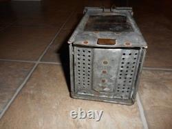 Rare Original WWI US Army M1908 Stonebridge folding trench lantern