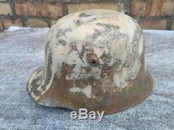 Rare Original Ww1 Ww2 German M18 Helmet