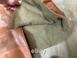 Rare Original Wwi Us Army M1917 Leather Field Jerkin-size 5, Large