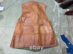 Rare Original Wwi Us Army M1917 Leather Field Jerkin-size 5, Large