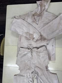 Rare Paintable Canvas Antique 1918 Navy Jumper Natural Distressed Withpapers