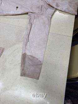 Rare Paintable Canvas Antique 1918 Navy Jumper Natural Distressed Withpapers