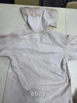 Rare Paintable Canvas Antique 1918 Navy Jumper Natural Distressed Withpapers