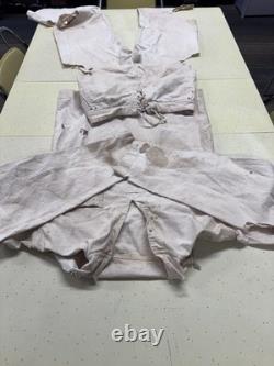 Rare Paintable Canvas Antique 1918 Navy Jumper Natural Distressed Withpapers