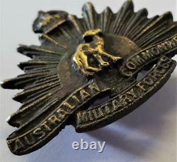 Rare WW1 Australian Army Camel Corps uniform badge