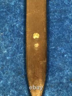Rare WW1 Sheath For AU Lion Knuckle / Trench Knife Original #865