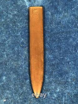 Rare WW1 Sheath For AU Lion Knuckle / Trench Knife Original #865