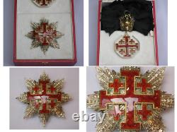 Rare WWI Cased Complete Set Order of the Holy Sepulchre Jewels Vatican
