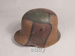 Rare WWI German Camouflage Helmet Original Surface World War One