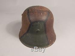 Rare WWI German Camouflage Helmet Original Surface World War One