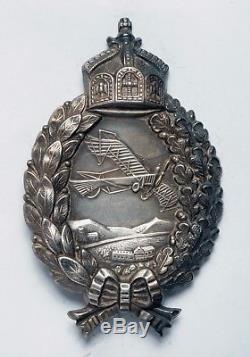 Rare WWI German Prussian Pilot's Badge in Silver ORIGINAL