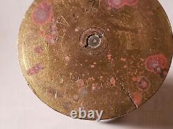 Rare WWI Lafayette Escadrille Engraved Trench Art Shell Casing