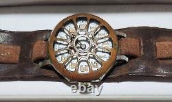 Rare WWI Octagonal Shaped Trench Watch withShrapnel Screen 7J Beleco Swiss