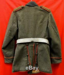 Rare Ww1 German Infantry Majors Tunic Jacket With Cap And Belt