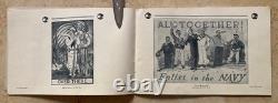 Rare! Ww1 U. S. Navy Recruiting Posters Issued By The U. S. Navy Book March 1918