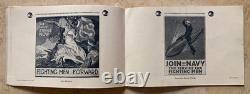 Rare! Ww1 U. S. Navy Recruiting Posters Issued By The U. S. Navy Book March 1918