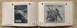 Rare! Ww1 U. S. Navy Recruiting Posters Issued By The U. S. Navy Book March 1918